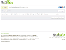 Tablet Screenshot of nextdrop.com